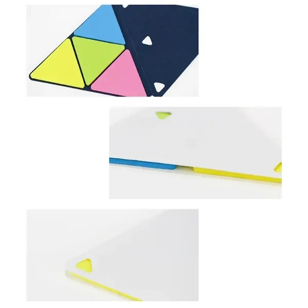 Triangle Shaped 4-color Sticky Flags Notes Booklet - Triangle Shaped 4-color Sticky Flags Notes Booklet - Image 2 of 3