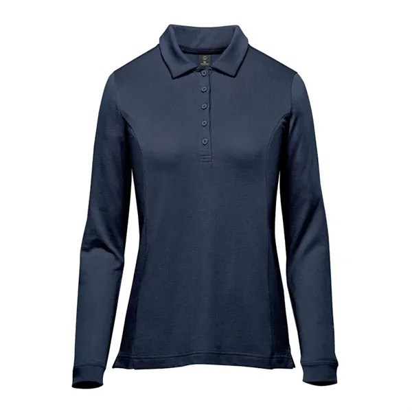 Women's Nevada Long Sleeve Micro Pique Polo - Women's Nevada Long Sleeve Micro Pique Polo - Image 2 of 4