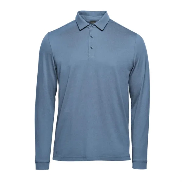 Men's Nevada Long Sleeve Micro Pique Polo - Men's Nevada Long Sleeve Micro Pique Polo - Image 3 of 4