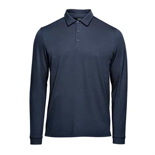 Men's Nevada Long Sleeve Micro Pique Polo - Men's Nevada Long Sleeve Micro Pique Polo - Image 1 of 4