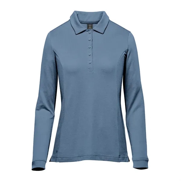 Women's Nevada Long Sleeve Micro Pique Polo - Women's Nevada Long Sleeve Micro Pique Polo - Image 2 of 4
