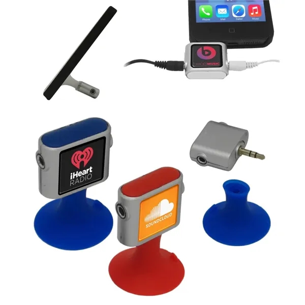 Phone Stand with Headphones Splitter - Full Color - Phone Stand with Headphones Splitter - Full Color - Image 0 of 0