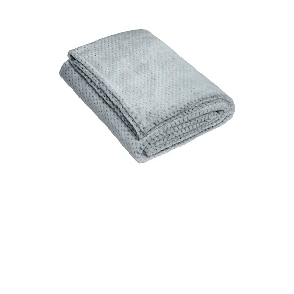 Port Authority Plush Texture Blanket. - Port Authority Plush Texture Blanket. - Image 1 of 5