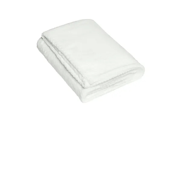 Port Authority Plush Texture Blanket. - Port Authority Plush Texture Blanket. - Image 3 of 5