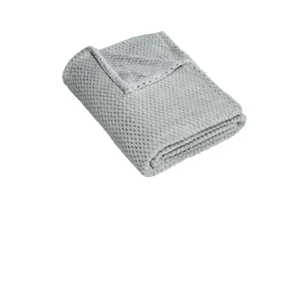 Port Authority Plush Texture Blanket. - Port Authority Plush Texture Blanket. - Image 4 of 5