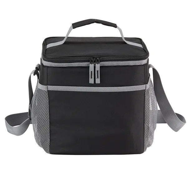 rPET 15-Can Cooler Bag, Lunch-Travel Tote, Eco-Wise - rPET 15-Can Cooler Bag, Lunch-Travel Tote, Eco-Wise - Image 1 of 2