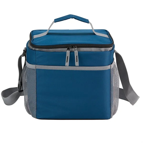 rPET 15-Can Cooler Bag, Lunch-Travel Tote, Eco-Wise - rPET 15-Can Cooler Bag, Lunch-Travel Tote, Eco-Wise - Image 2 of 2