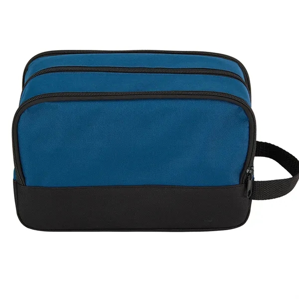 rPET Dopp Kit - Compact Travel Toiletry & Overnight Bag - rPET Dopp Kit - Compact Travel Toiletry & Overnight Bag - Image 1 of 2