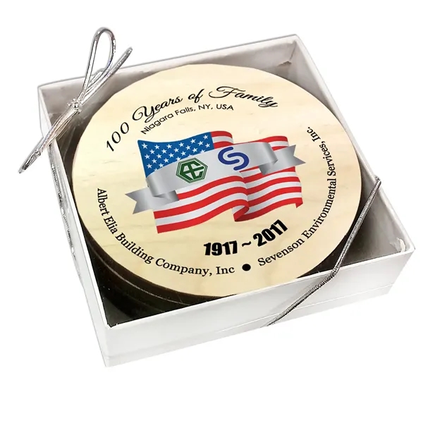 Ultra Vivid Birch Wood Coaster Set of 2 - Ultra Vivid Birch Wood Coaster Set of 2 - Image 0 of 1