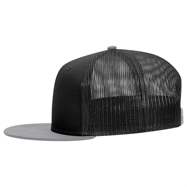 Cotton Blend 6 Panel Mesh Back Hat - Cotton Blend 6 Panel Mesh Back Hat - Image 43 of 83