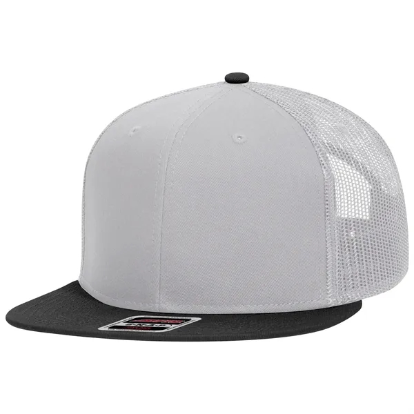 Cotton Blend 6 Panel Mesh Back Hat - Cotton Blend 6 Panel Mesh Back Hat - Image 50 of 83