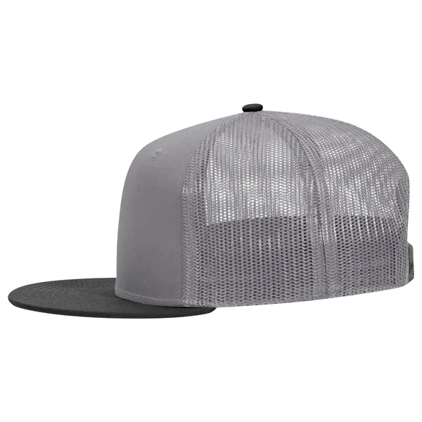 Cotton Blend 6 Panel Mesh Back Hat - Cotton Blend 6 Panel Mesh Back Hat - Image 56 of 83