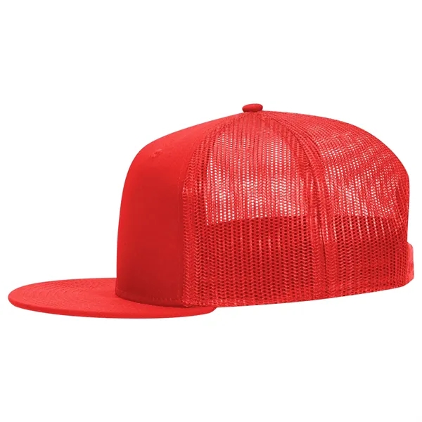 Cotton Blend 6 Panel Mesh Back Hat - Cotton Blend 6 Panel Mesh Back Hat - Image 69 of 83