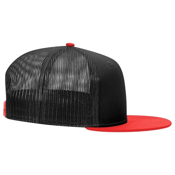Cotton Blend 6 Panel Mesh Back Hat - Cotton Blend 6 Panel Mesh Back Hat - Image 77 of 83