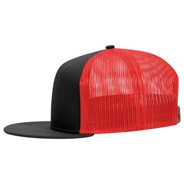 Cotton Blend 6 Panel Mesh Back Hat - Cotton Blend 6 Panel Mesh Back Hat - Image 82 of 83