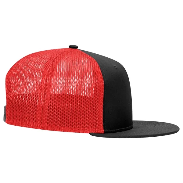 Cotton Blend 6 Panel Mesh Back Hat - Cotton Blend 6 Panel Mesh Back Hat - Image 83 of 83
