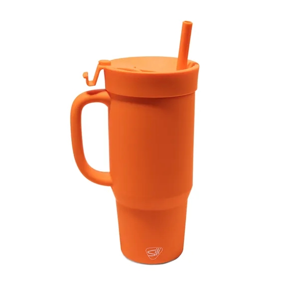 32 oz Silicone Humbler (Handled Straw Tumbler) - 32 oz Silicone Humbler (Handled Straw Tumbler) - Image 8 of 26