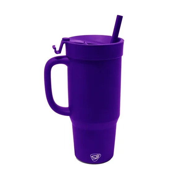 32 oz Silicone Humbler (Handled Straw Tumbler) - 32 oz Silicone Humbler (Handled Straw Tumbler) - Image 9 of 26