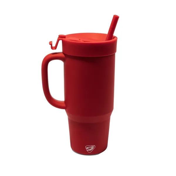 32 oz Silicone Humbler (Handled Straw Tumbler) - 32 oz Silicone Humbler (Handled Straw Tumbler) - Image 10 of 26