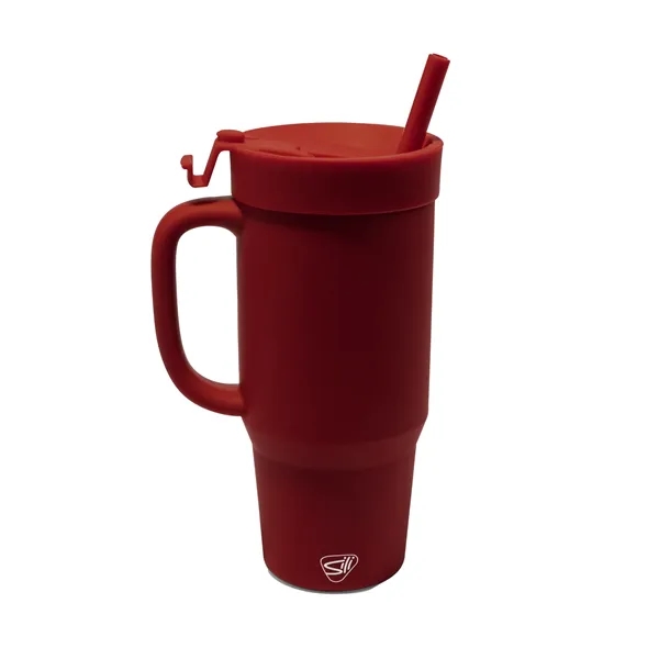 32 oz Silicone Humbler (Handled Straw Tumbler) - 32 oz Silicone Humbler (Handled Straw Tumbler) - Image 14 of 26