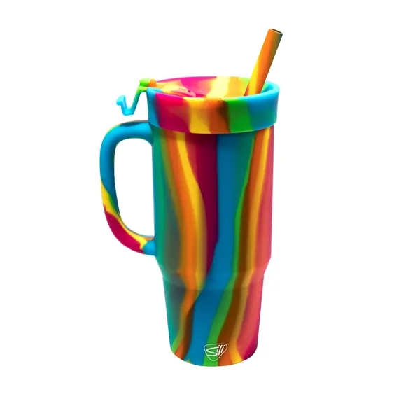 32 oz Silicone Humbler (Handled Straw Tumbler) - 32 oz Silicone Humbler (Handled Straw Tumbler) - Image 18 of 26