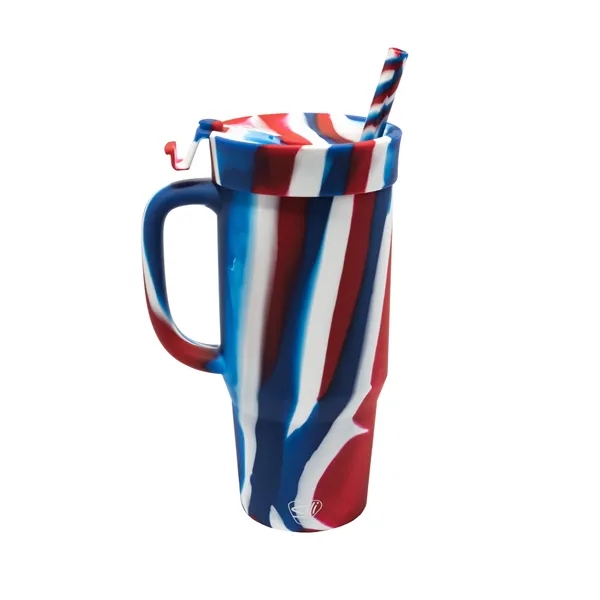 32 oz Silicone Humbler (Handled Straw Tumbler) - 32 oz Silicone Humbler (Handled Straw Tumbler) - Image 25 of 26