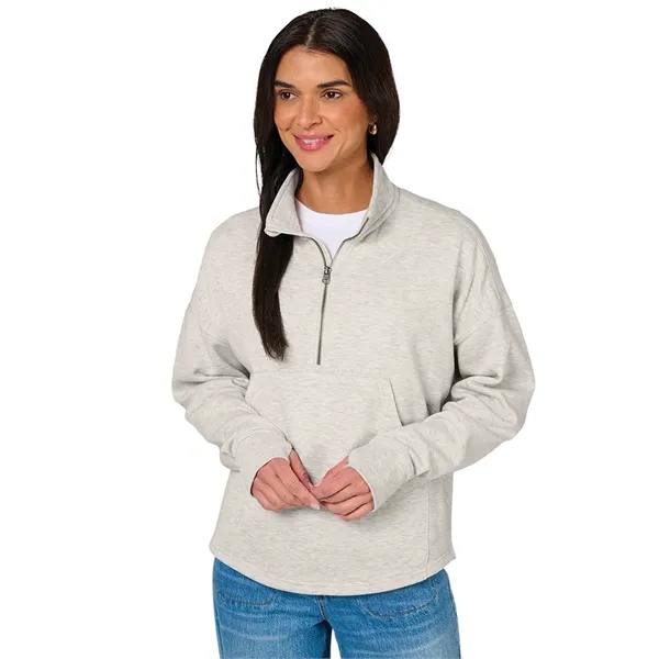 Women's Willow Half Zip Sweatshirt - Women's Willow Half Zip Sweatshirt - Image 1 of 35