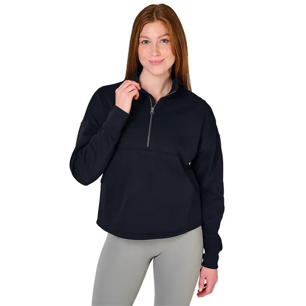 Women's Willow Half Zip Sweatshirt - Women's Willow Half Zip Sweatshirt - Image 11 of 35
