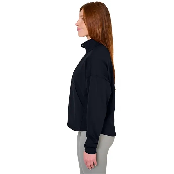 Women's Willow Half Zip Sweatshirt - Women's Willow Half Zip Sweatshirt - Image 12 of 35