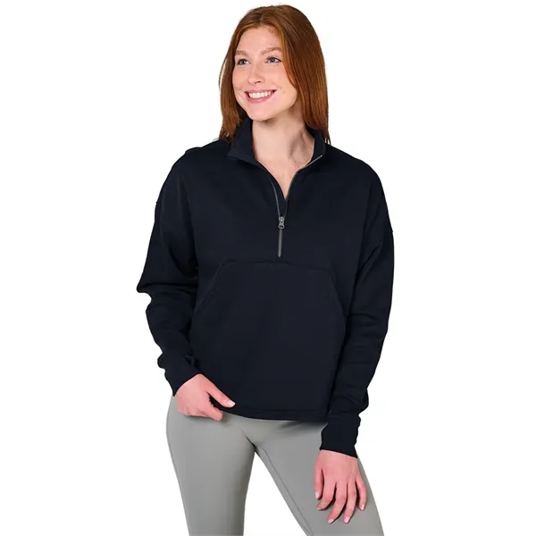 Women's Willow Half Zip Sweatshirt - Women's Willow Half Zip Sweatshirt - Image 14 of 35