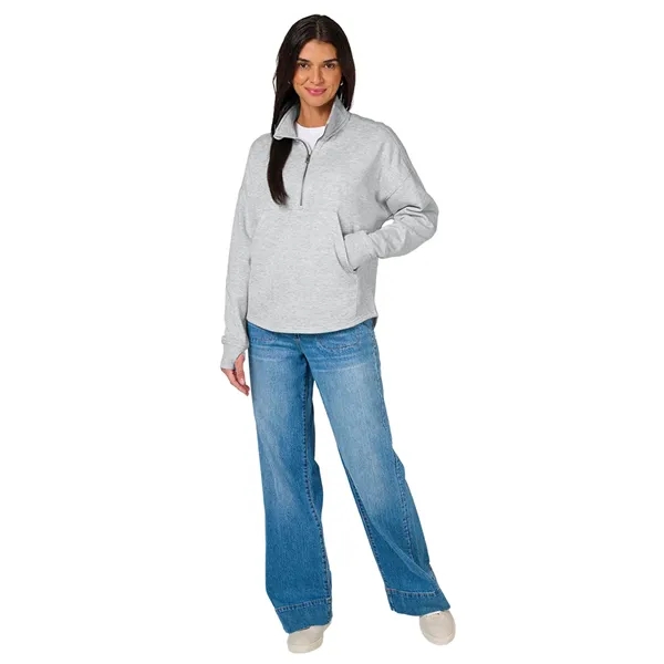 Women's Willow Half Zip Sweatshirt - Women's Willow Half Zip Sweatshirt - Image 23 of 35