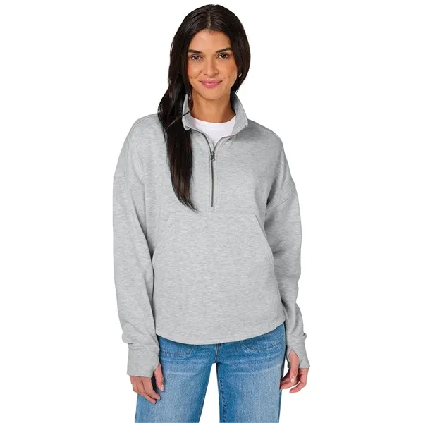 Women's Willow Half Zip Sweatshirt - Women's Willow Half Zip Sweatshirt - Image 19 of 35
