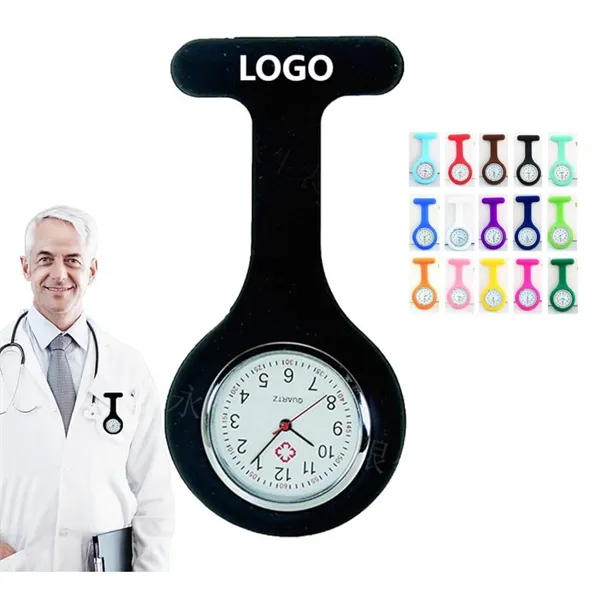 Silicone Nurse Watch Brooch - Silicone Nurse Watch Brooch - Image 0 of 5
