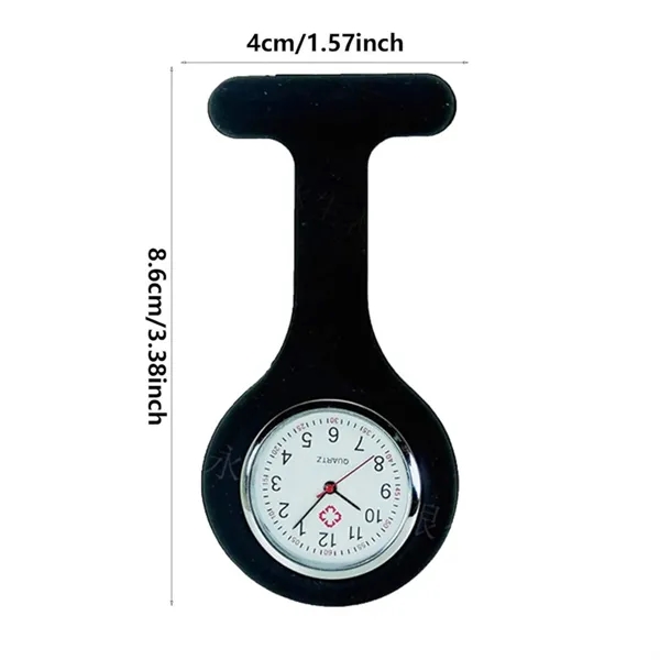 Silicone Nurse Watch Brooch - Silicone Nurse Watch Brooch - Image 1 of 5