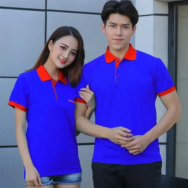 Men's/Women's Polo Shirts - Men's/Women's Polo Shirts - Image 2 of 4