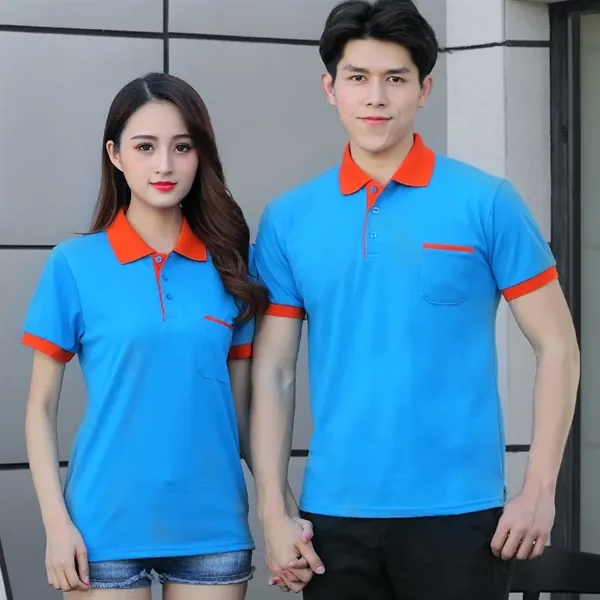 Men's/Women's Polo Shirts - Men's/Women's Polo Shirts - Image 4 of 4