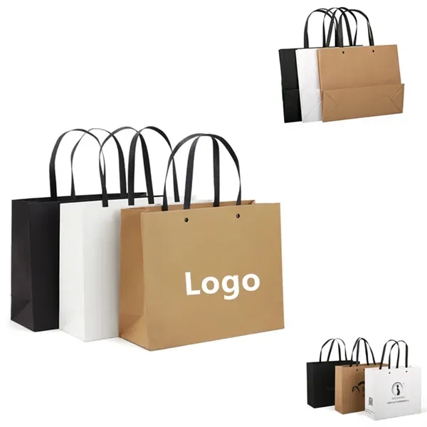 Kraft Paper Gift Bag - Kraft Paper Gift Bag - Image 0 of 5