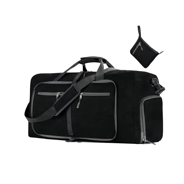 Foldable Travel Duffel Bag with Shoes - Foldable Travel Duffel Bag with Shoes - Image 4 of 5
