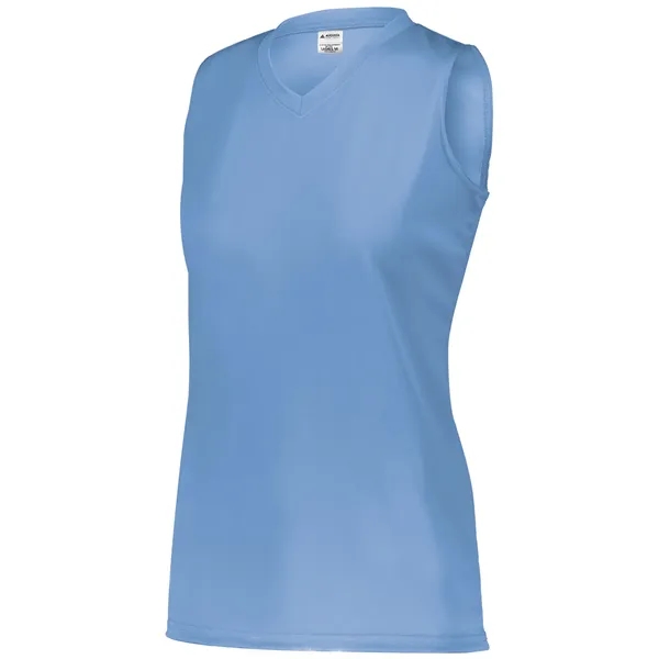 Augusta Sportswear Girls Sleeveless Wicking Attain Jersey - Augusta Sportswear Girls Sleeveless Wicking Attain Jersey - Image 7 of 17