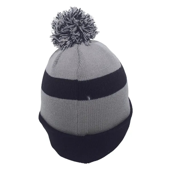 Pacific Headwear Knit Fold-Over Pom-Pom Beanie - Pacific Headwear Knit Fold-Over Pom-Pom Beanie - Image 122 of 130