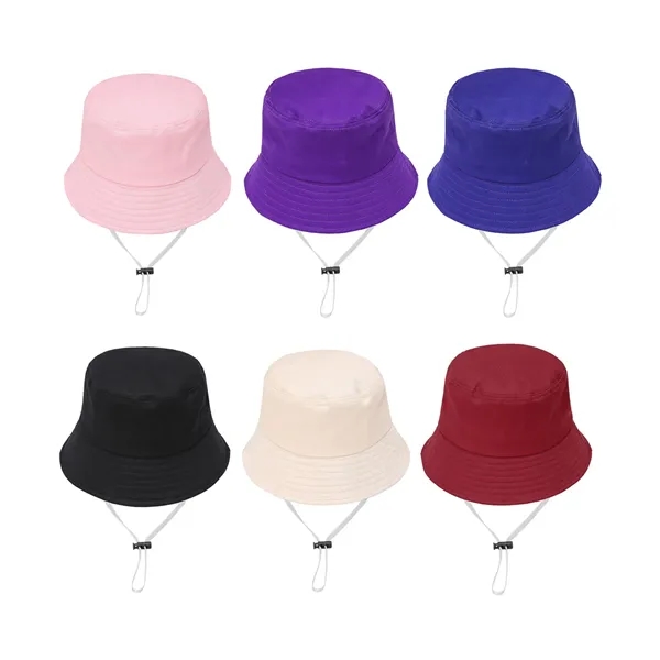 Outdoor Lightweight Cotton Bucket Hat - Outdoor Lightweight Cotton Bucket Hat - Image 1 of 4