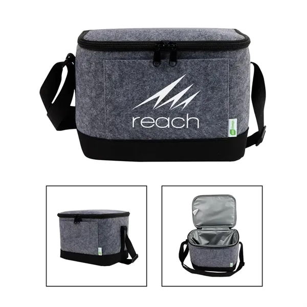 Echo RPET Felt 9-Can Lunch Cooler - Echo RPET Felt 9-Can Lunch Cooler - Image 0 of 1