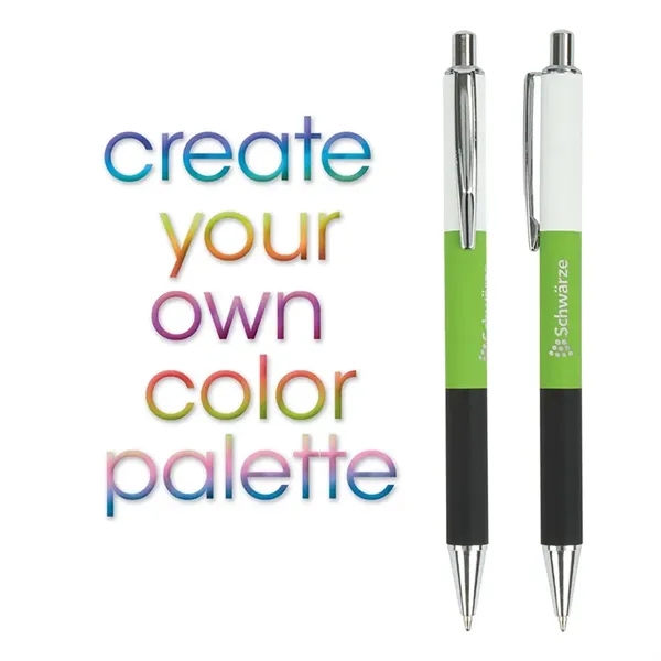 Color-Pop Plunge-Action Aluminum Ballpoint Pen - Color-Pop Plunge-Action Aluminum Ballpoint Pen - Image 1 of 1