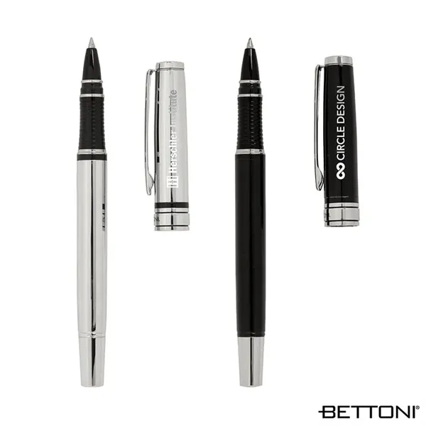 Bettoni® Avellino Recycled Brass Cap-Off Rollerball Pen - Bettoni® Avellino Recycled Brass Cap-Off Rollerball Pen - Image 0 of 2