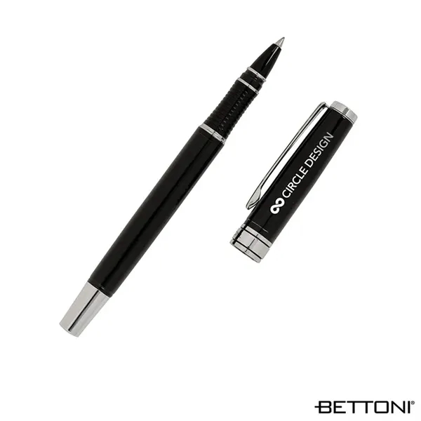 Bettoni® Avellino Recycled Brass Cap-Off Rollerball Pen - Bettoni® Avellino Recycled Brass Cap-Off Rollerball Pen - Image 1 of 2