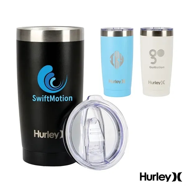 Hurley® 20 oz. Double Wall Stainless Steel Travel Tumbler - Hurley® 20 oz. Double Wall Stainless Steel Travel Tumbler - Image 0 of 3