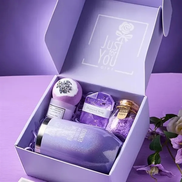 Lavender Spa Gift Basket Set - Lavender Spa Gift Basket Set - Image 5 of 14