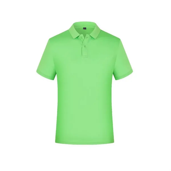 Unisex Quick-Dry Polo Shirt Short Sleeve - Unisex Quick-Dry Polo Shirt Short Sleeve - Image 6 of 15