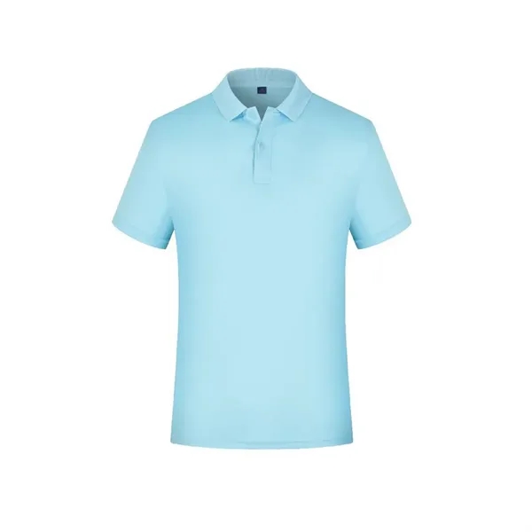 Unisex Quick-Dry Polo Shirt Short Sleeve - Unisex Quick-Dry Polo Shirt Short Sleeve - Image 8 of 15