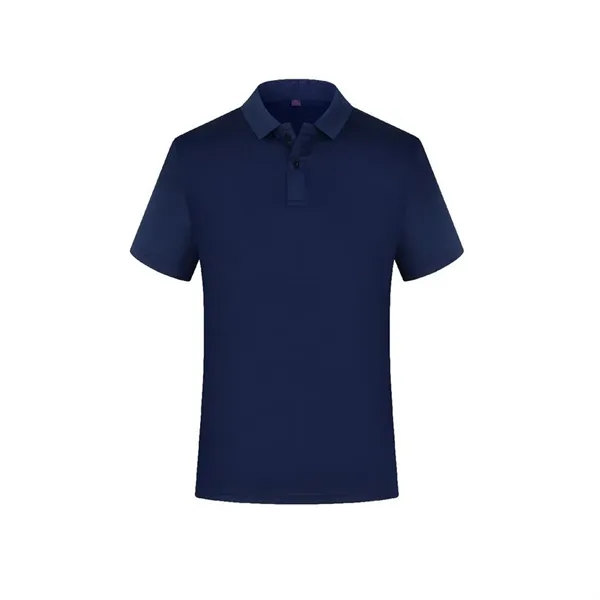 Unisex Quick-Dry Polo Shirt Short Sleeve - Unisex Quick-Dry Polo Shirt Short Sleeve - Image 9 of 15